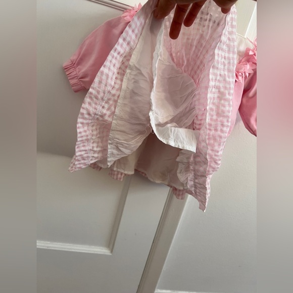 MONNALISA Baby Pink Cardigan+Dress - Picture 14 of 14